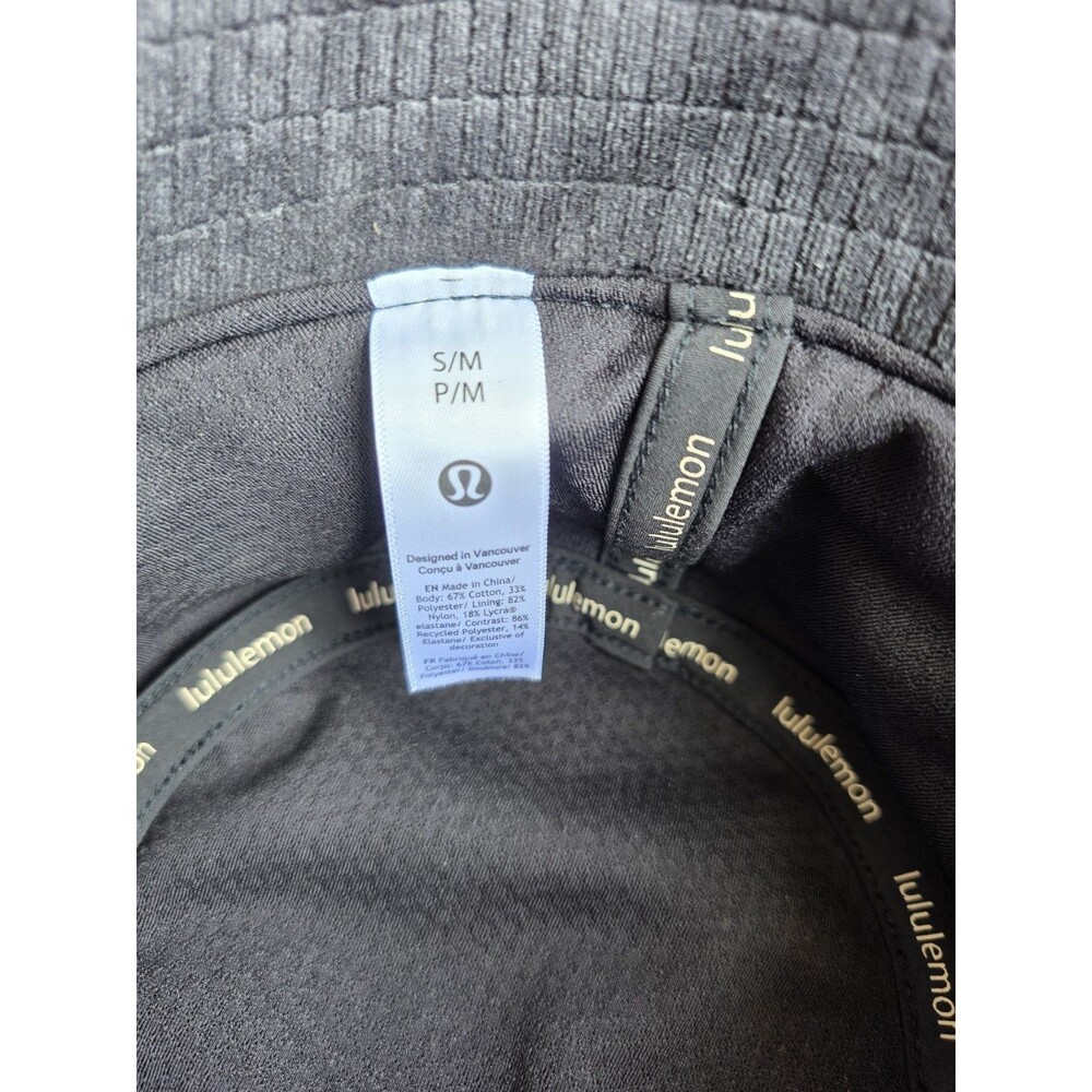 Lululemon Corduroy Bucket Hat Grey - Size S/M - Picture 6 of 8